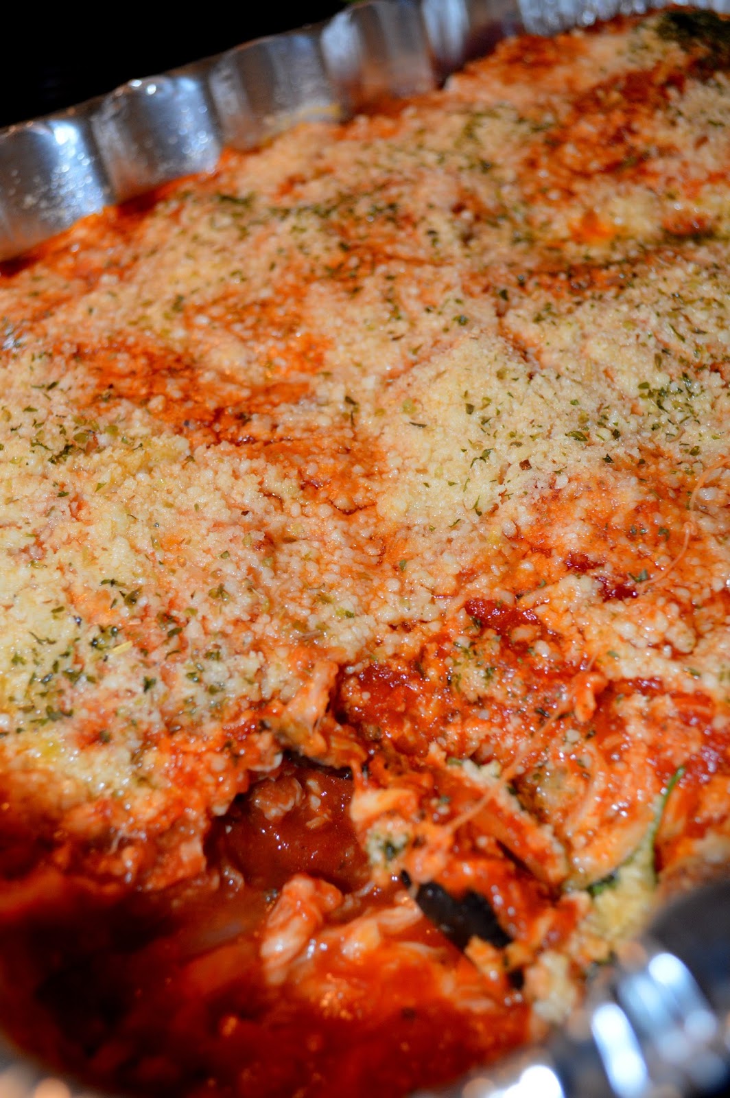 Real College Student of Atlanta Eggplant Parmesan