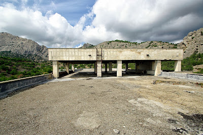 opuszczony hotel. Sudak.