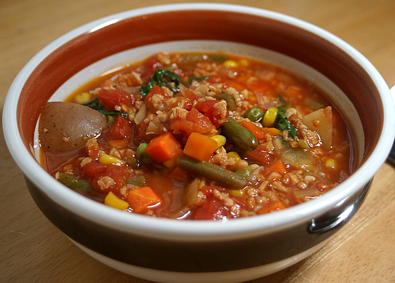 Vegetable Beef Soup {Vegan} VeggieConverter