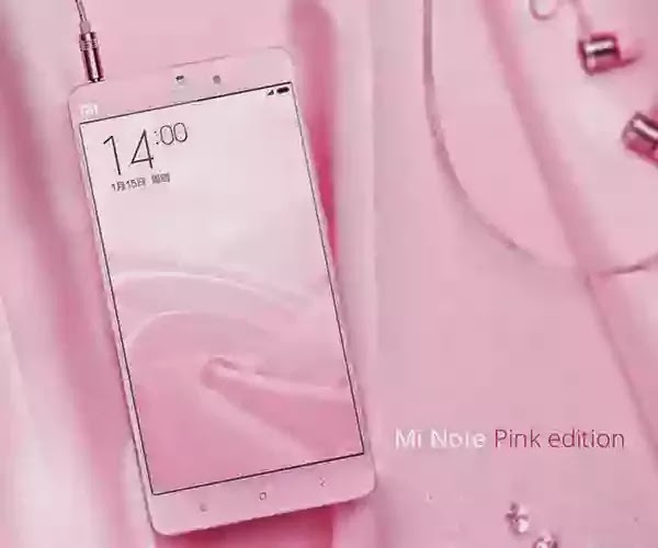 Manisnya Xiaomi Mi Note Pink edition