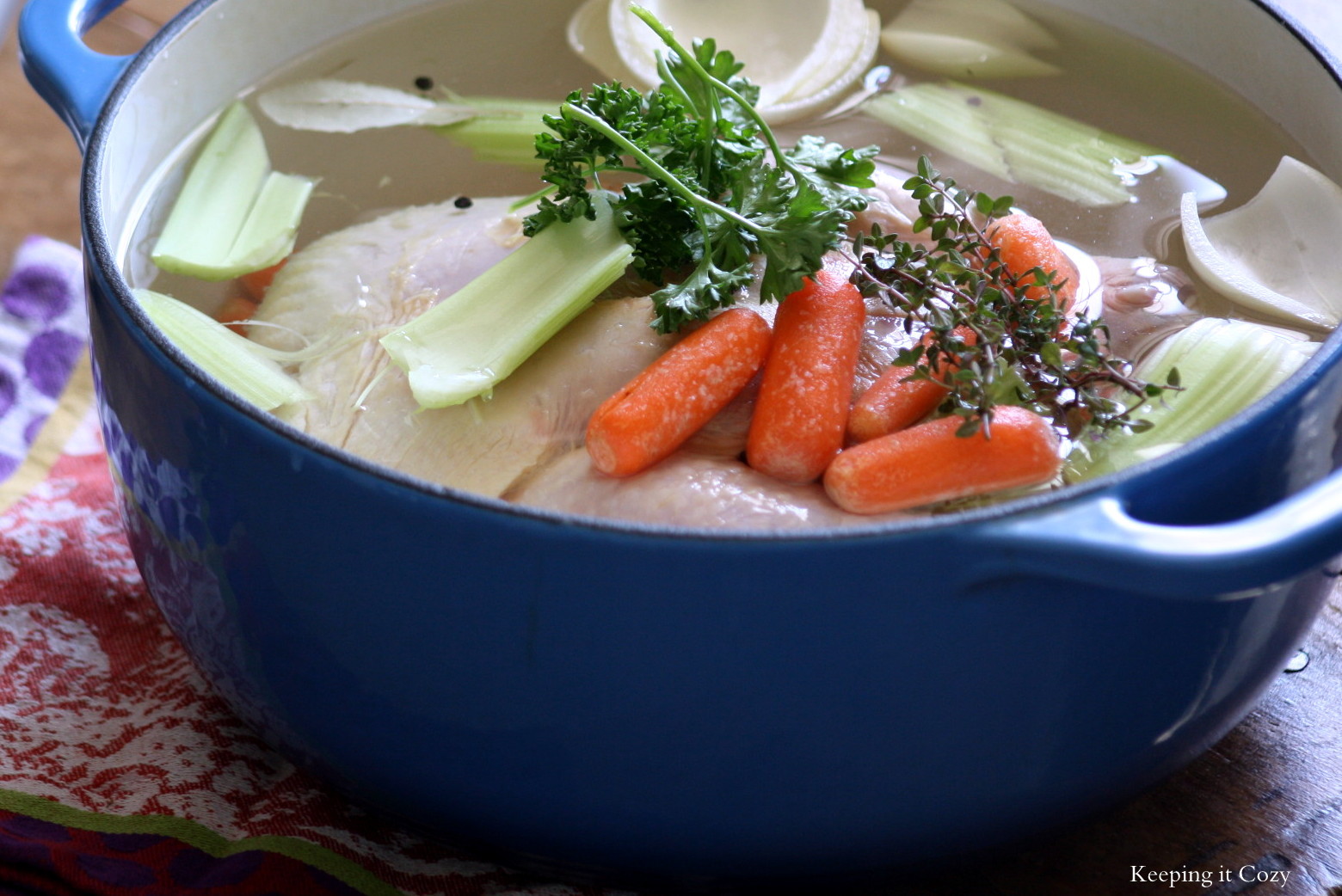 Keeping It Cozy Homemade Chicken Stock