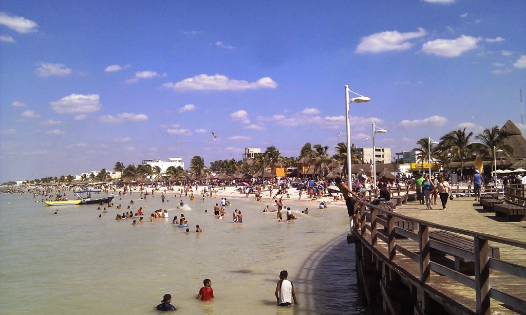 The View from Yucatan... Full house for the long weekend in Progreso