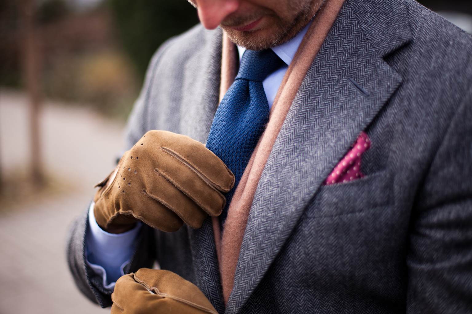 Tweed Jacket Mens Fashion