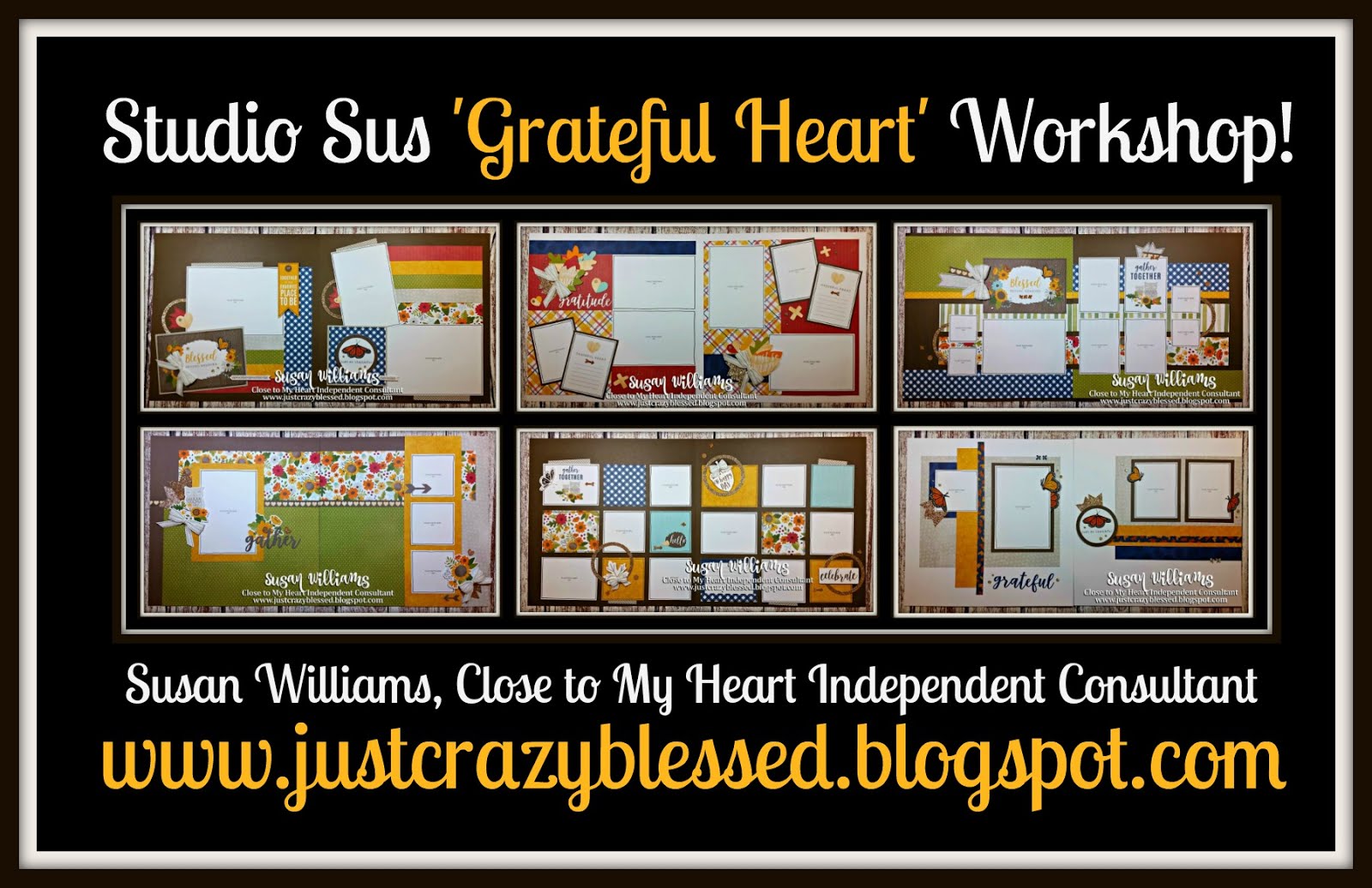 'Grateful Heart' Scrapbooking Workshop!