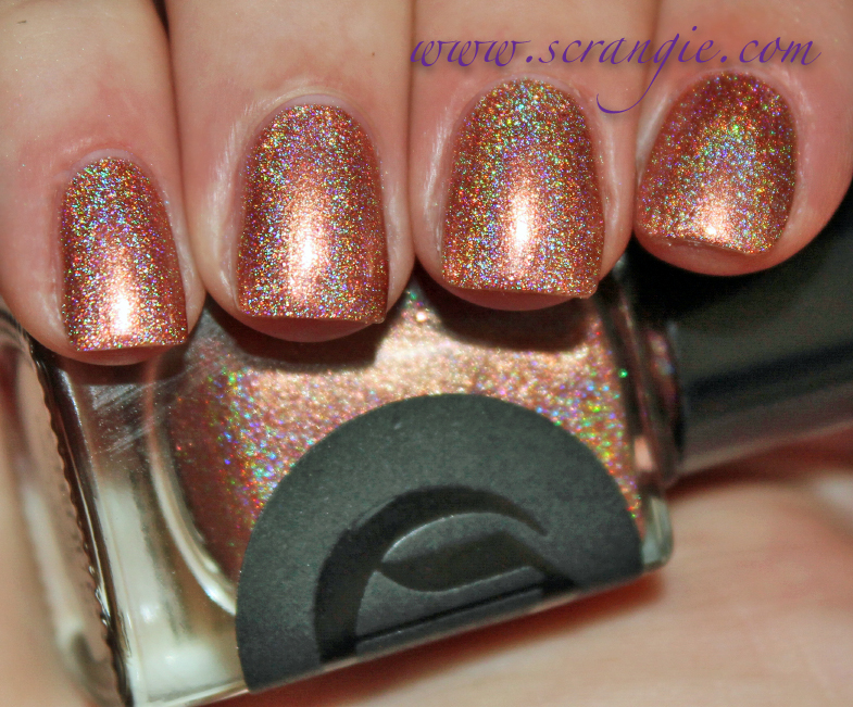 Scrangie Cirque Colors Cypress Holographic Nail Polish Swatches and Review