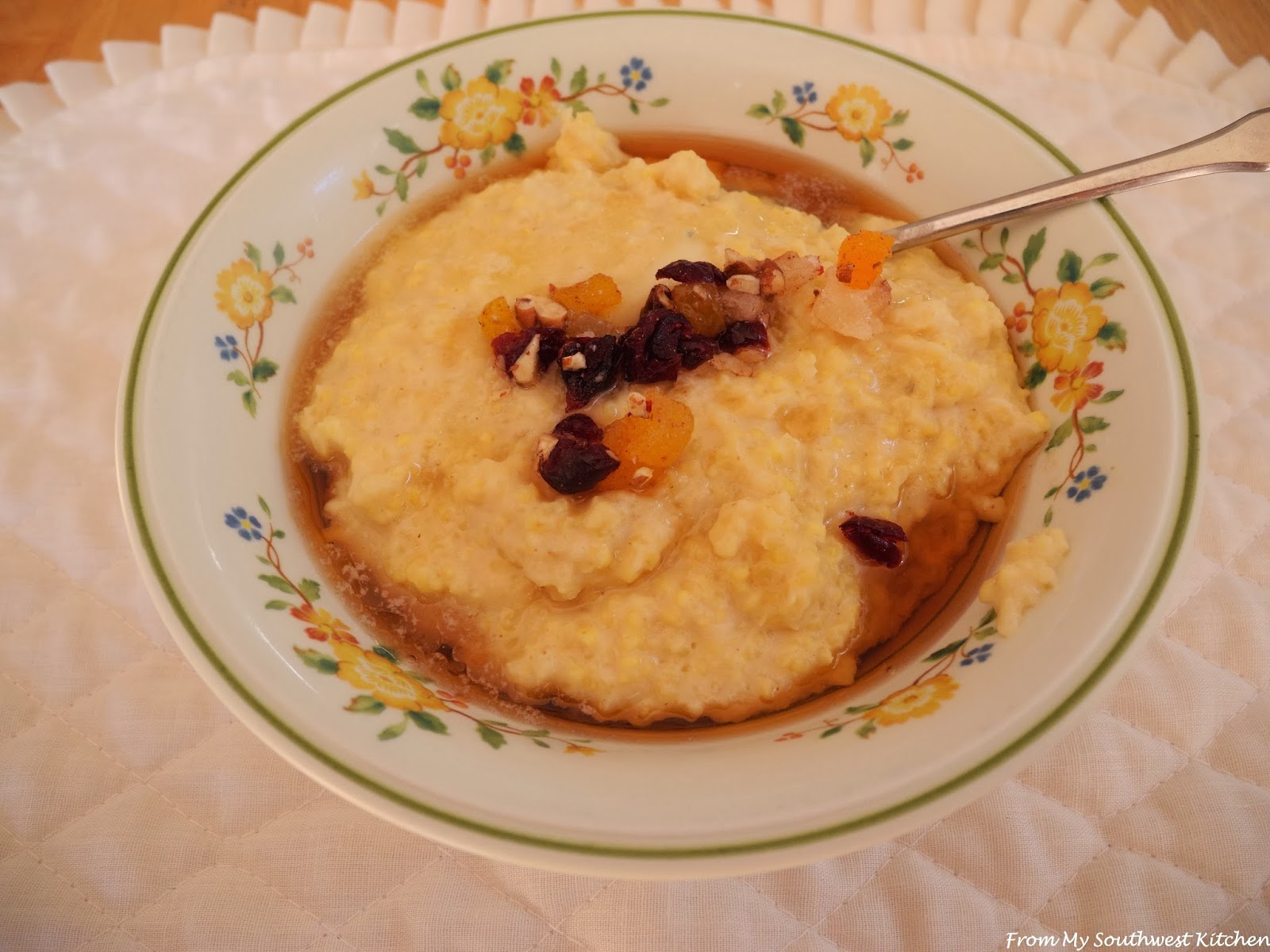 From My Southwest Kitchen Creamy Millet Porridge
