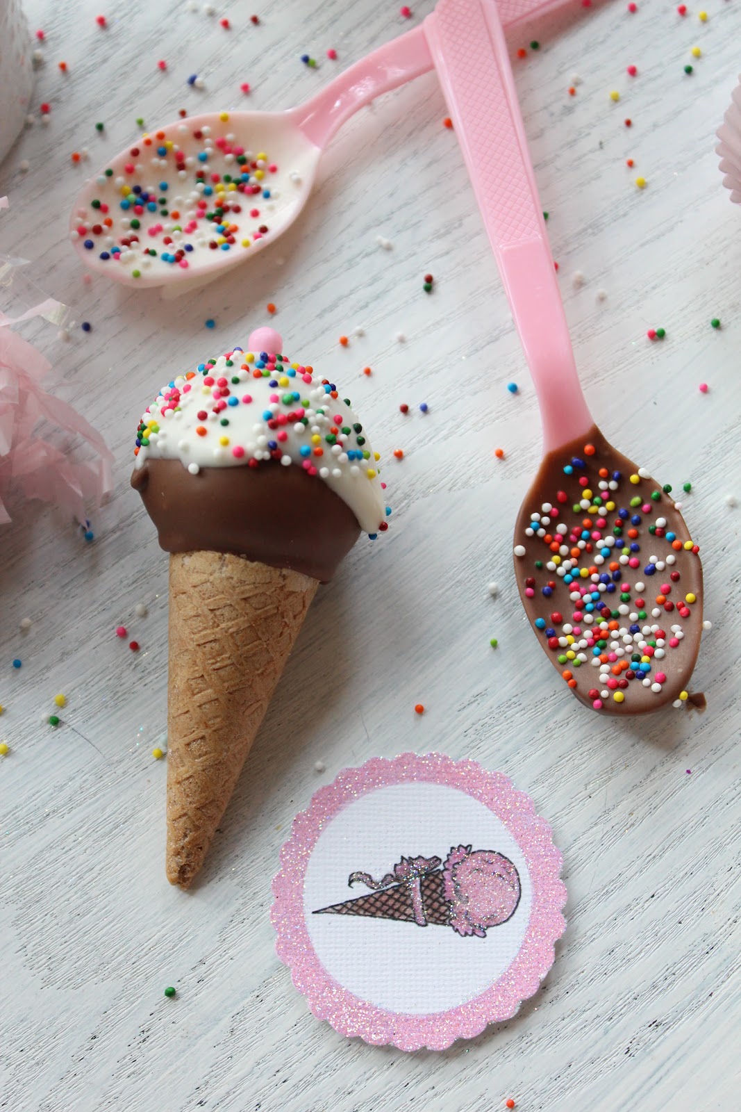 Icing Designs Ice Cream Cone Cake Pops