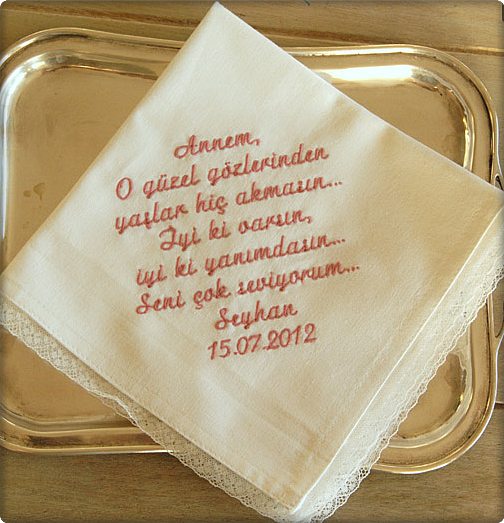 Anneler Gününe Özel Mendil