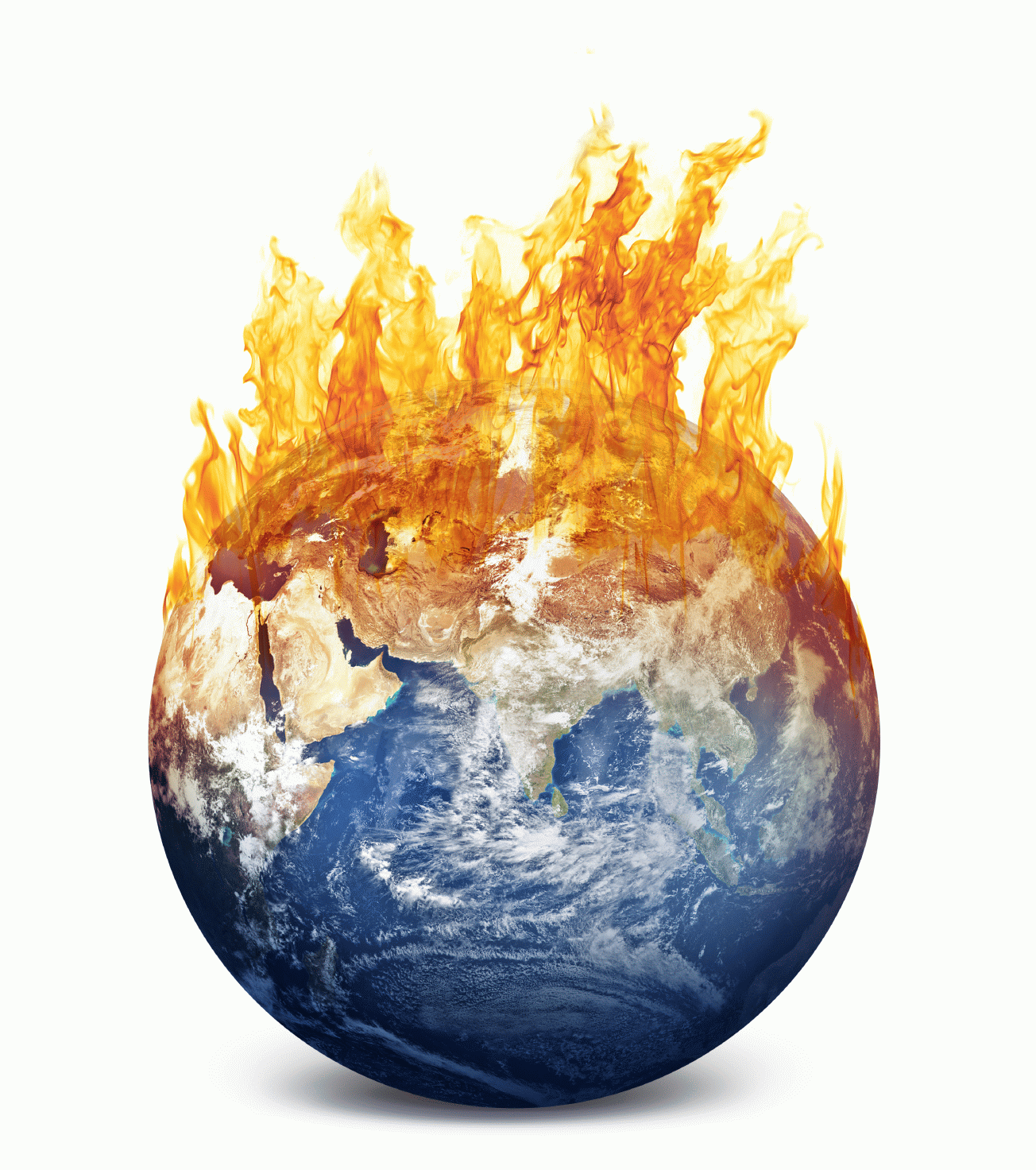 Global Warming Earth Melting