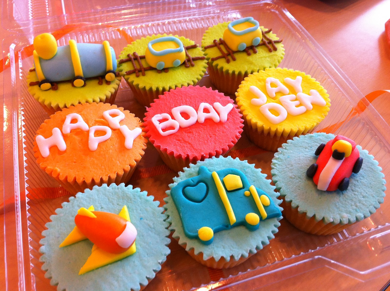 Family First's Confections Transportation Themed Cupcakes