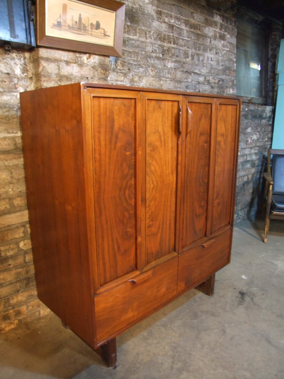 Mid Century Chicago Richardson Nemschoff Armoire