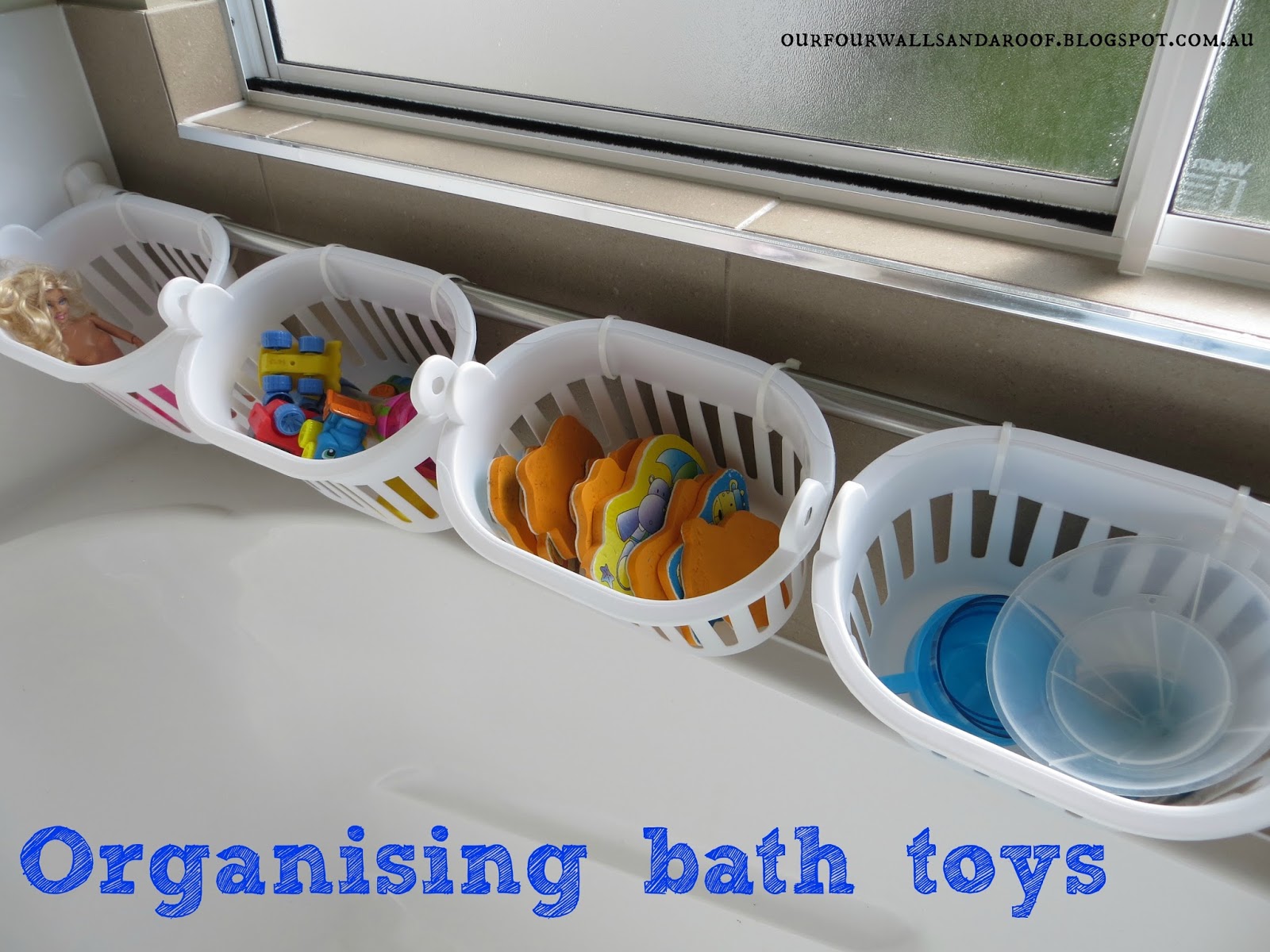 OUR FOUR WALLS AND A ROOF BATH TOY ORGANISATION