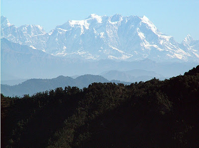 Beautiful scenery around Jagadguru Kripaluji Maharaj's ashram in Mussoorie, 2011