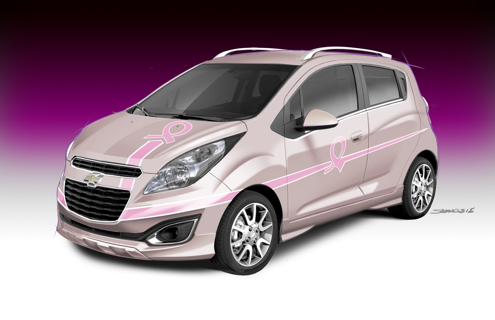 [SEMA Show] 2012 %E2%80%98Pink+Out%E2%80%99+Spark+Cancer+Awareness+Concept