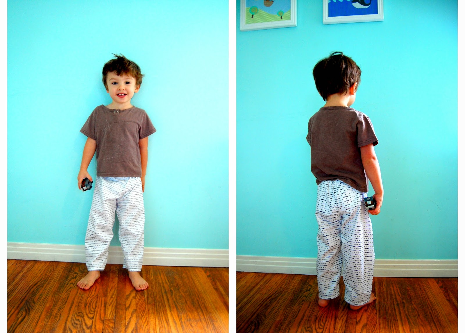 sewing belly buttons boutique Cherie Toddler Pants / SIMPLICITY 1573