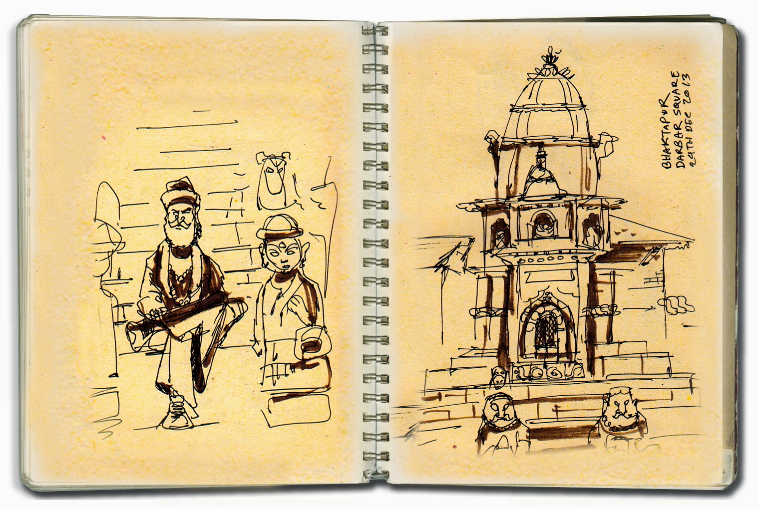 Tanmoy Cartoons Trip to Nepal