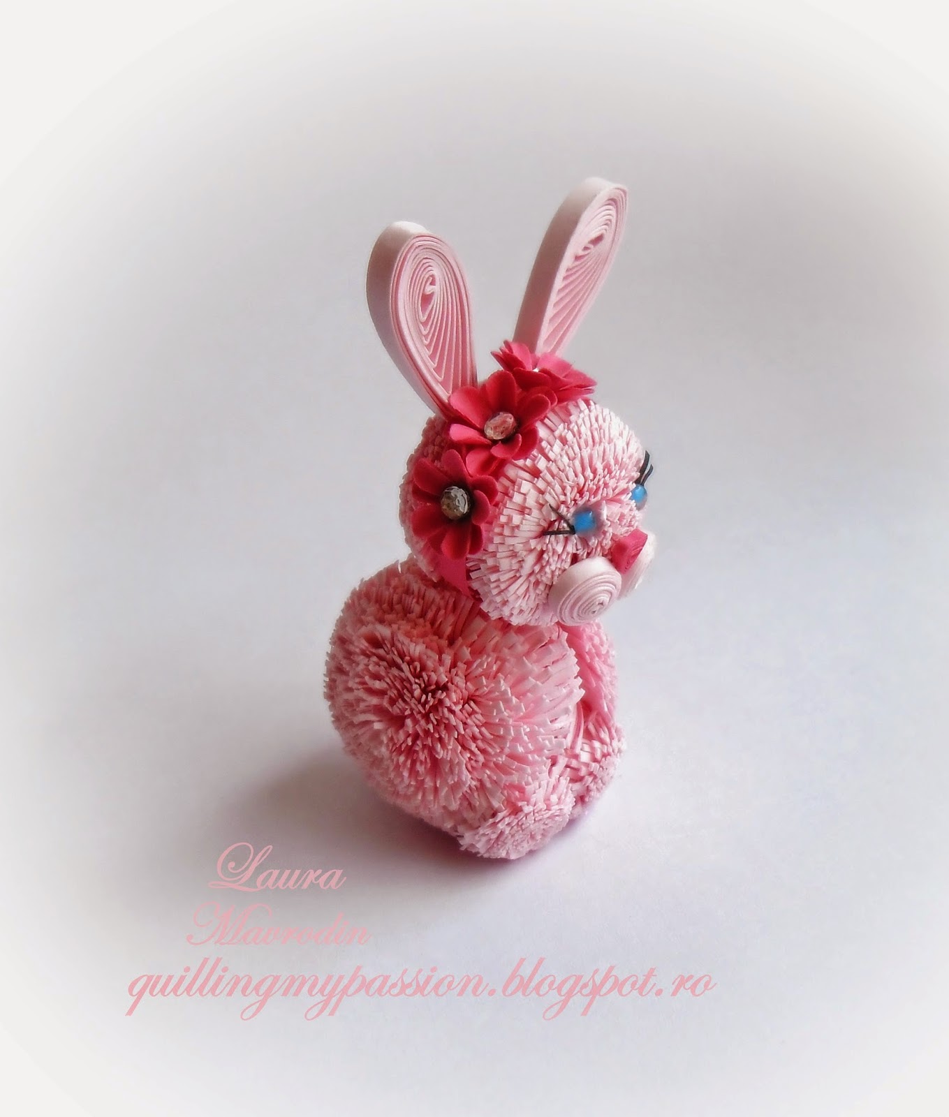 quilling my passion miniaturi iepurasi/quilled bunny miniatures