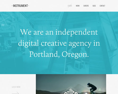 clean website design