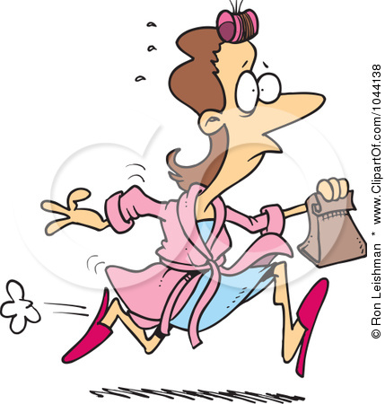 Cartoon Running Home