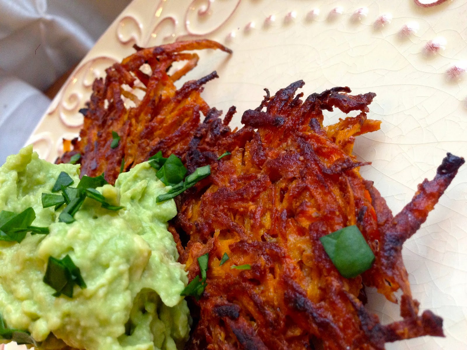 glutenfreehappytummy Curried Sweet Potato & Carrot Latkes! GF & Paleo!