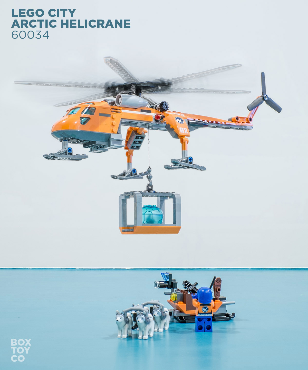 lego arctic helicrane