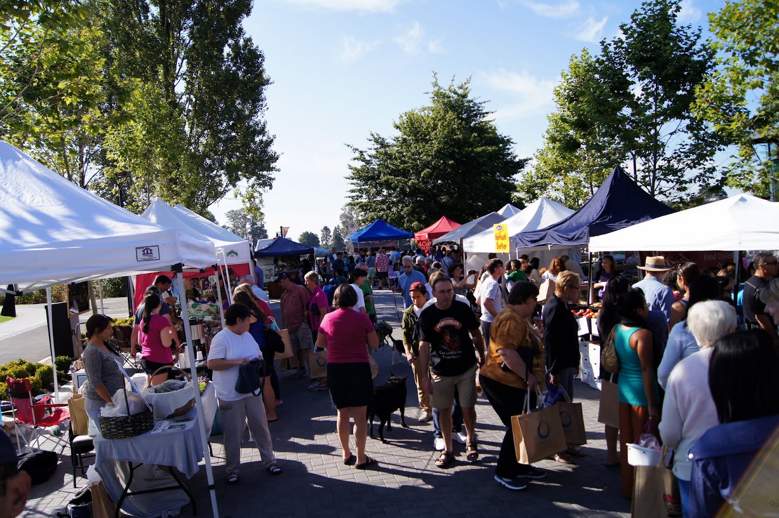 Mashed Thoughts First Farmers Market at the River District