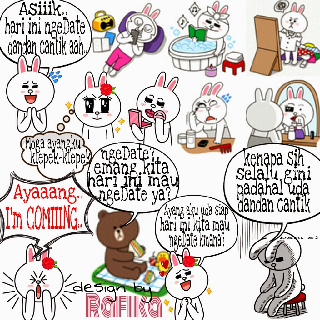 DP BBM Unik Emoticon Line 2 - Foto Unik
