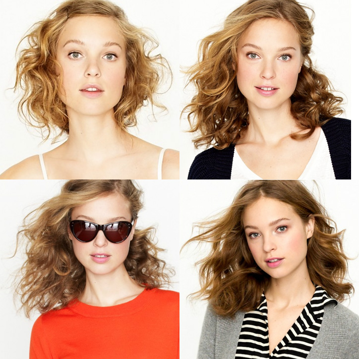 Über Chic for Cheap Hair Inspiration J.Crew