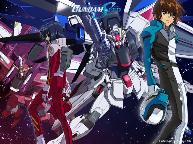 Gundam Seed Blue & Red