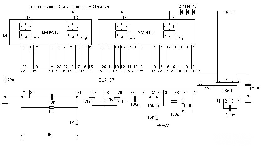 Eko Kiswanto Blog Membuat Sendiri Volt Meter Digital Dengan Icl 7107