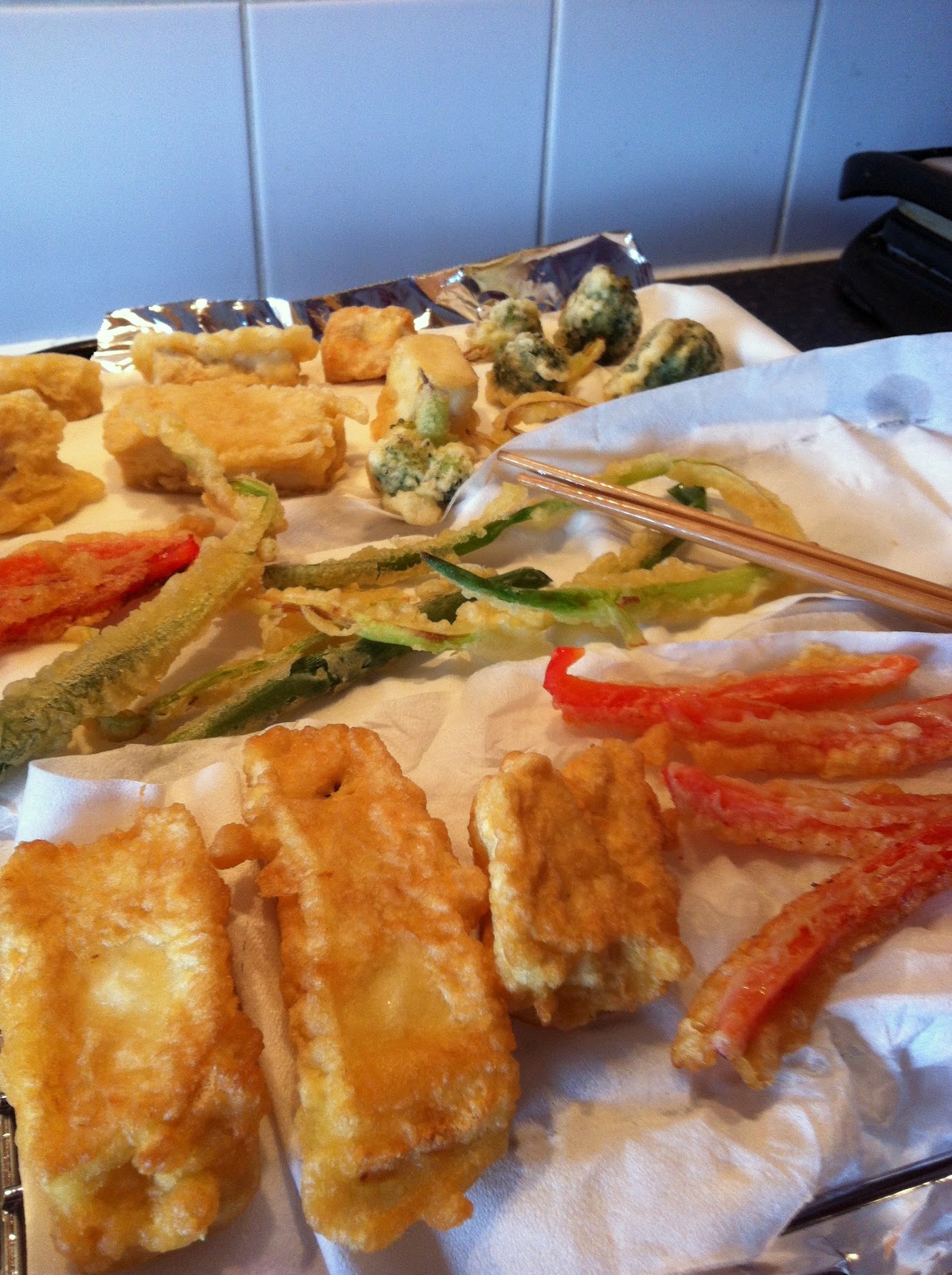 Tempura Vegetables and Tofu