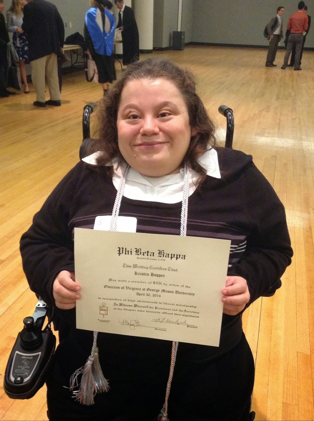 Hopper Family Genealogy Kristin Hopper Inducduction Ceremony Into