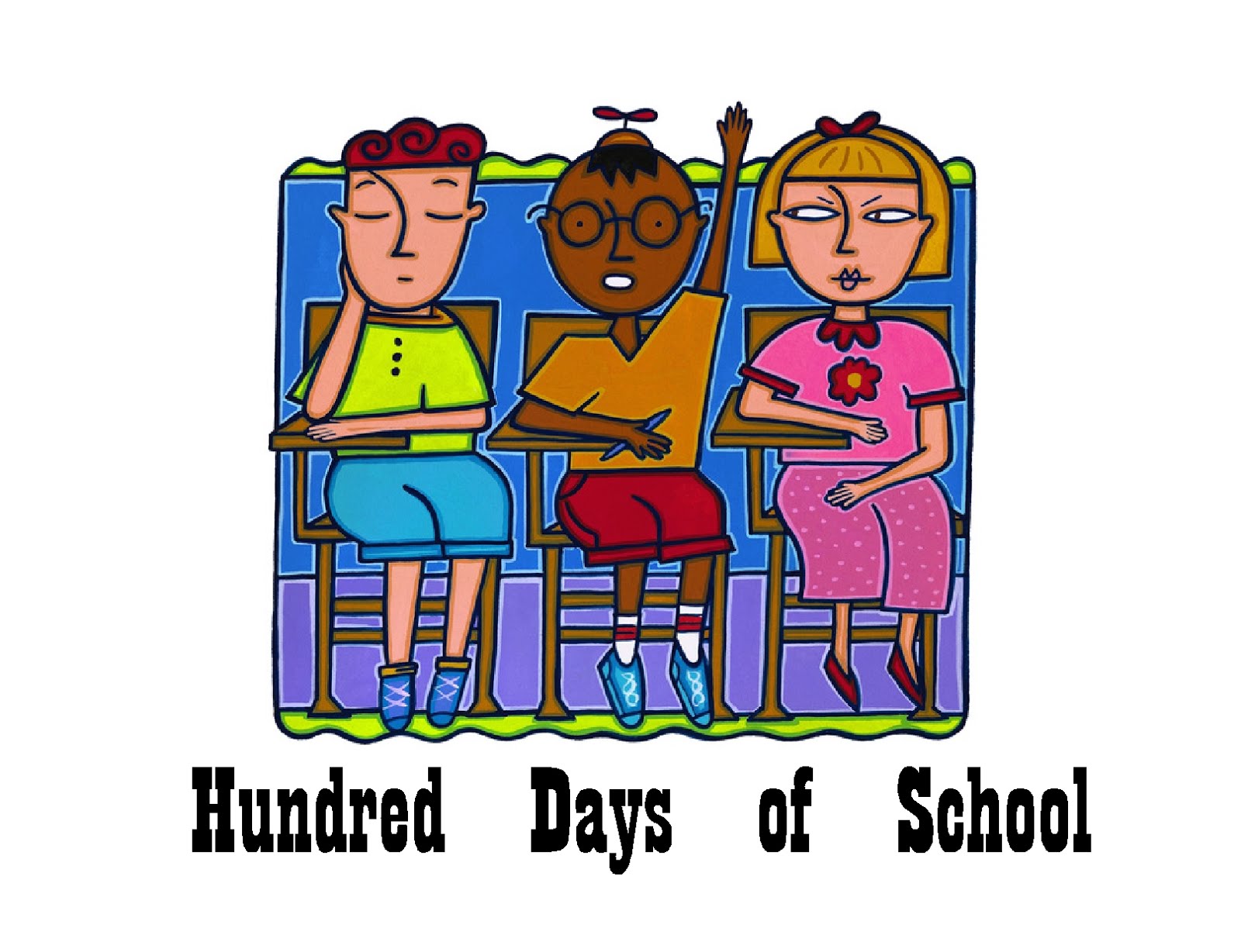 Free Posters and Signs Hundred Days of School