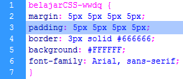 Pengertian Padding, Margin Dan Border Dalam CSS