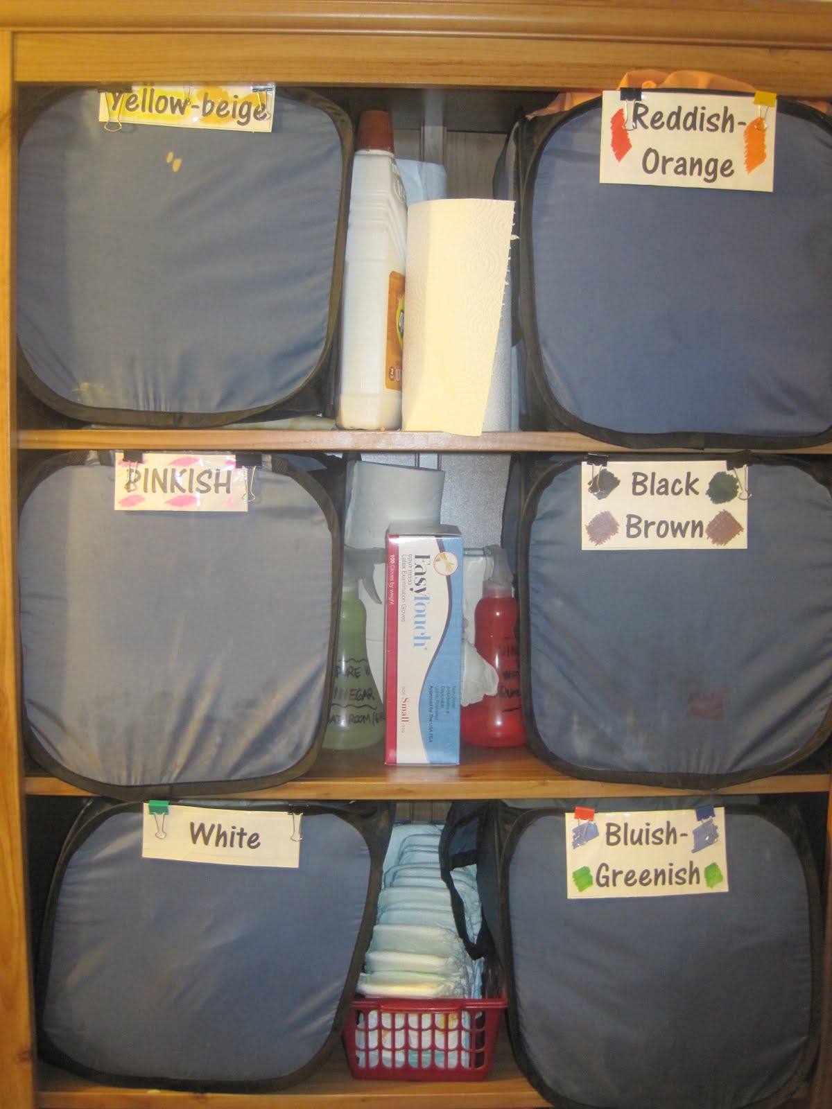 I knew something was missing... The best laundry sorting system ever