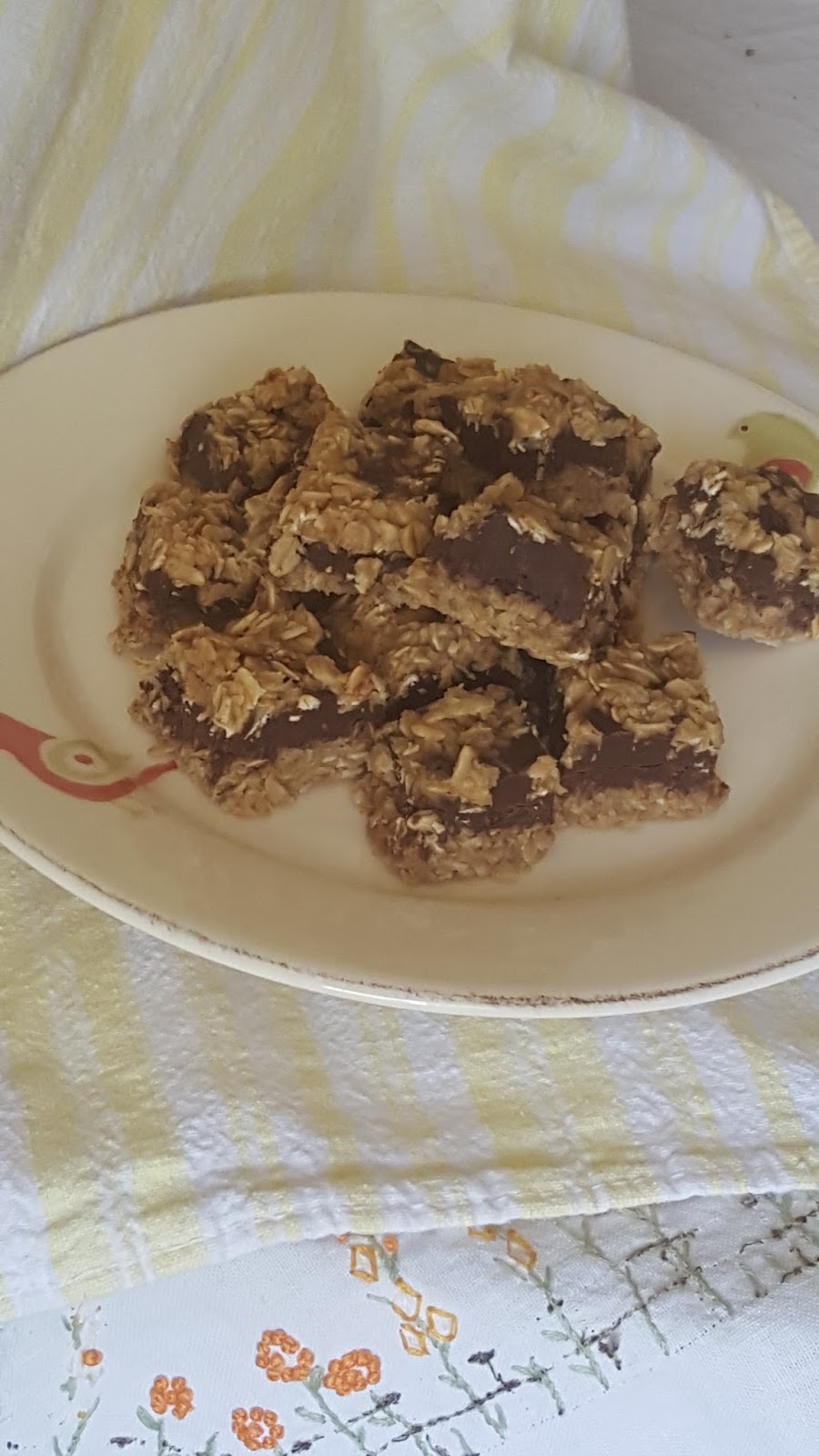 Easy PNut Butter Oat Bars
