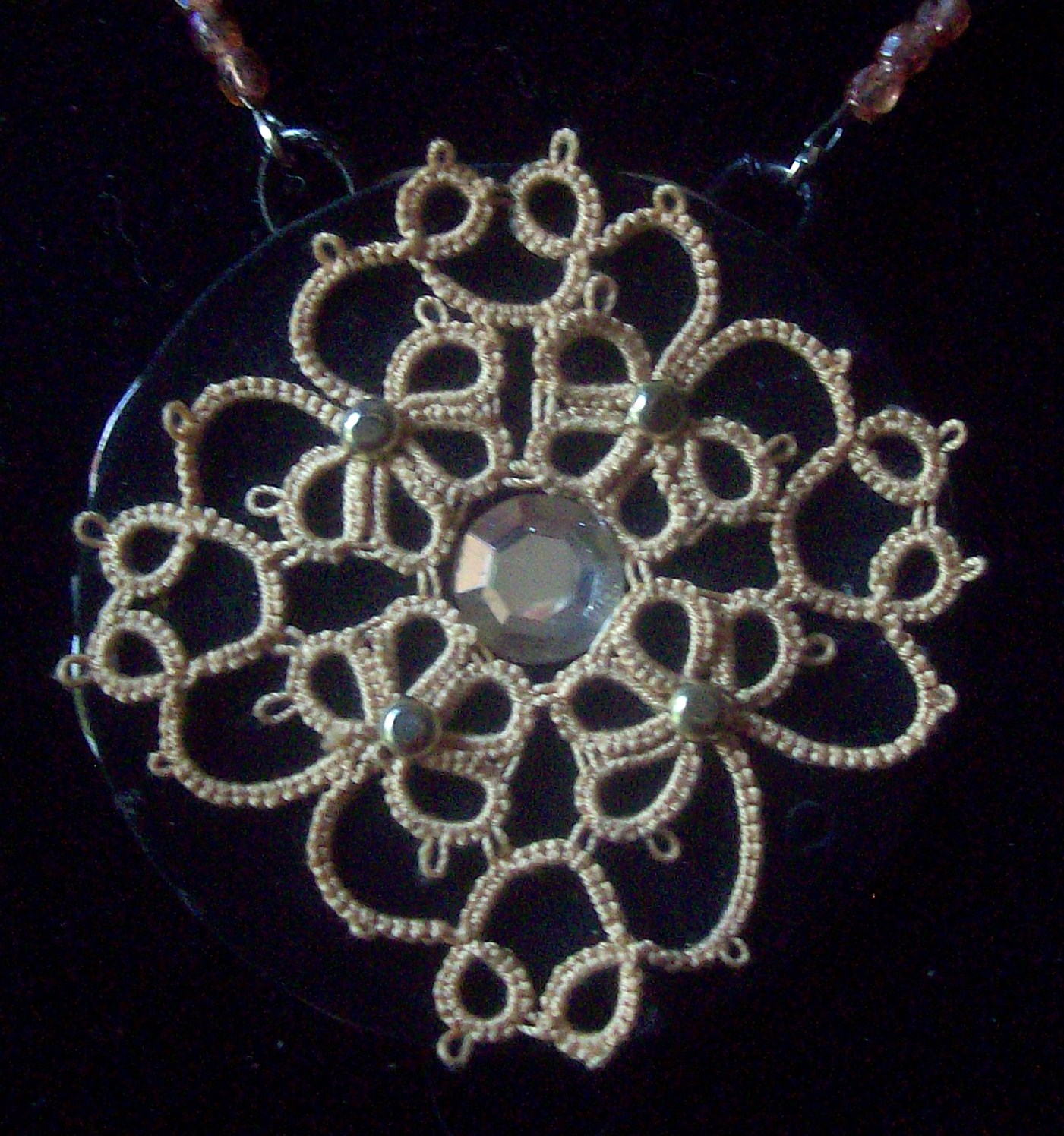 Kathy's Victorian Tatted Lace Motif 25 Second Round Mary Konior's