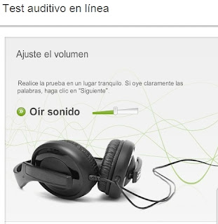  test auditivo on line