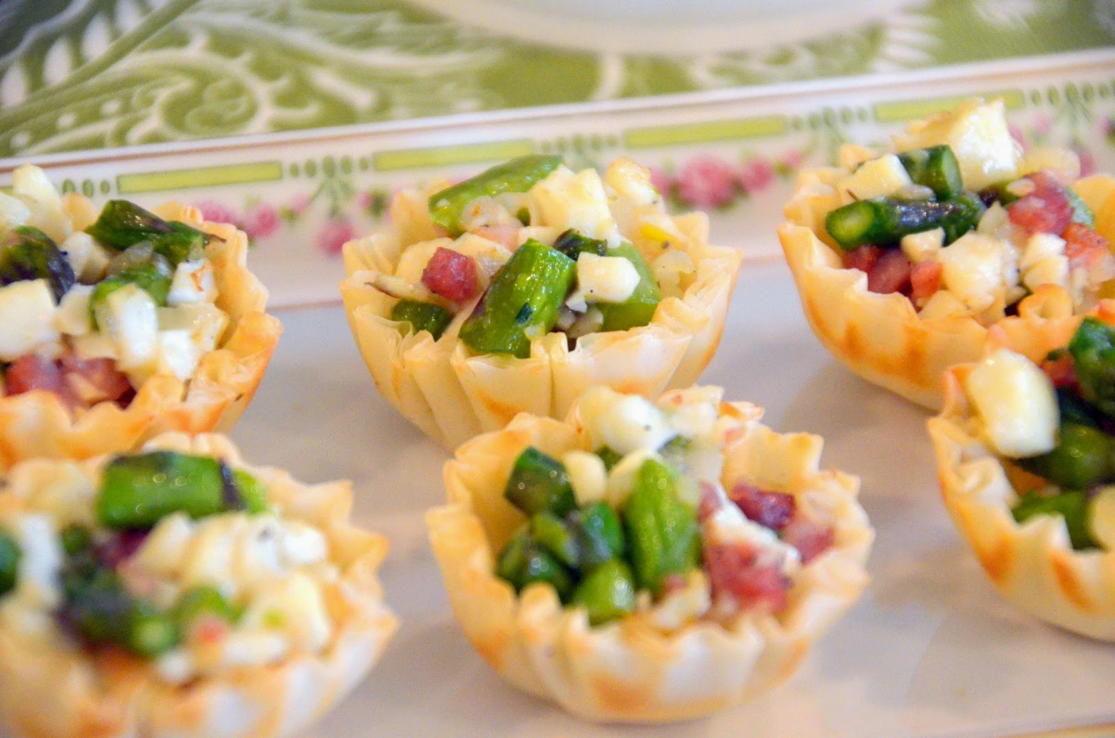 Mennonite Girls Can Cook AsparagusPancetta Phyllo Appetizers