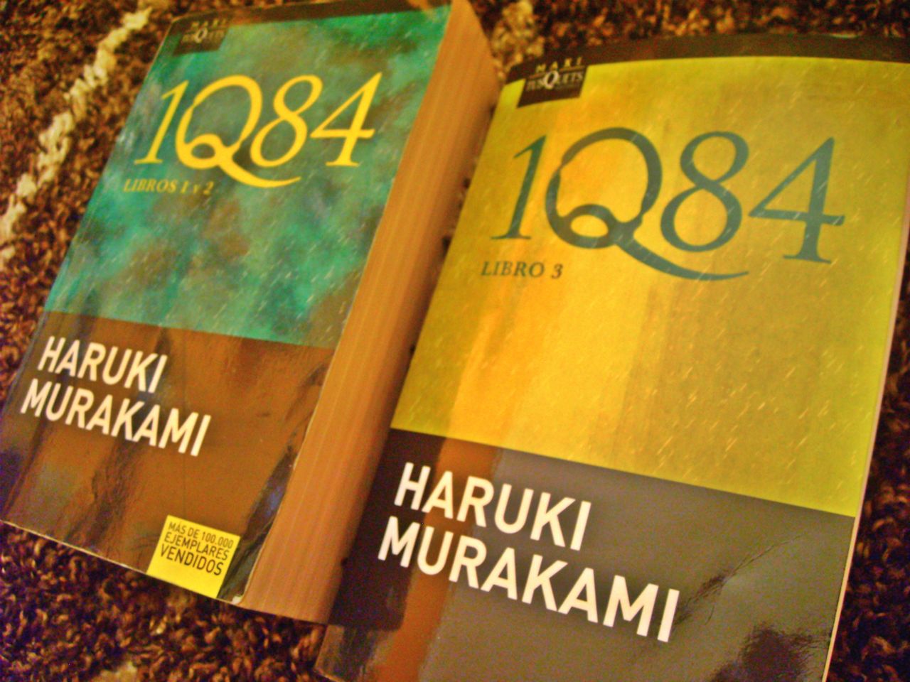 libros 1Q84 de murakami
