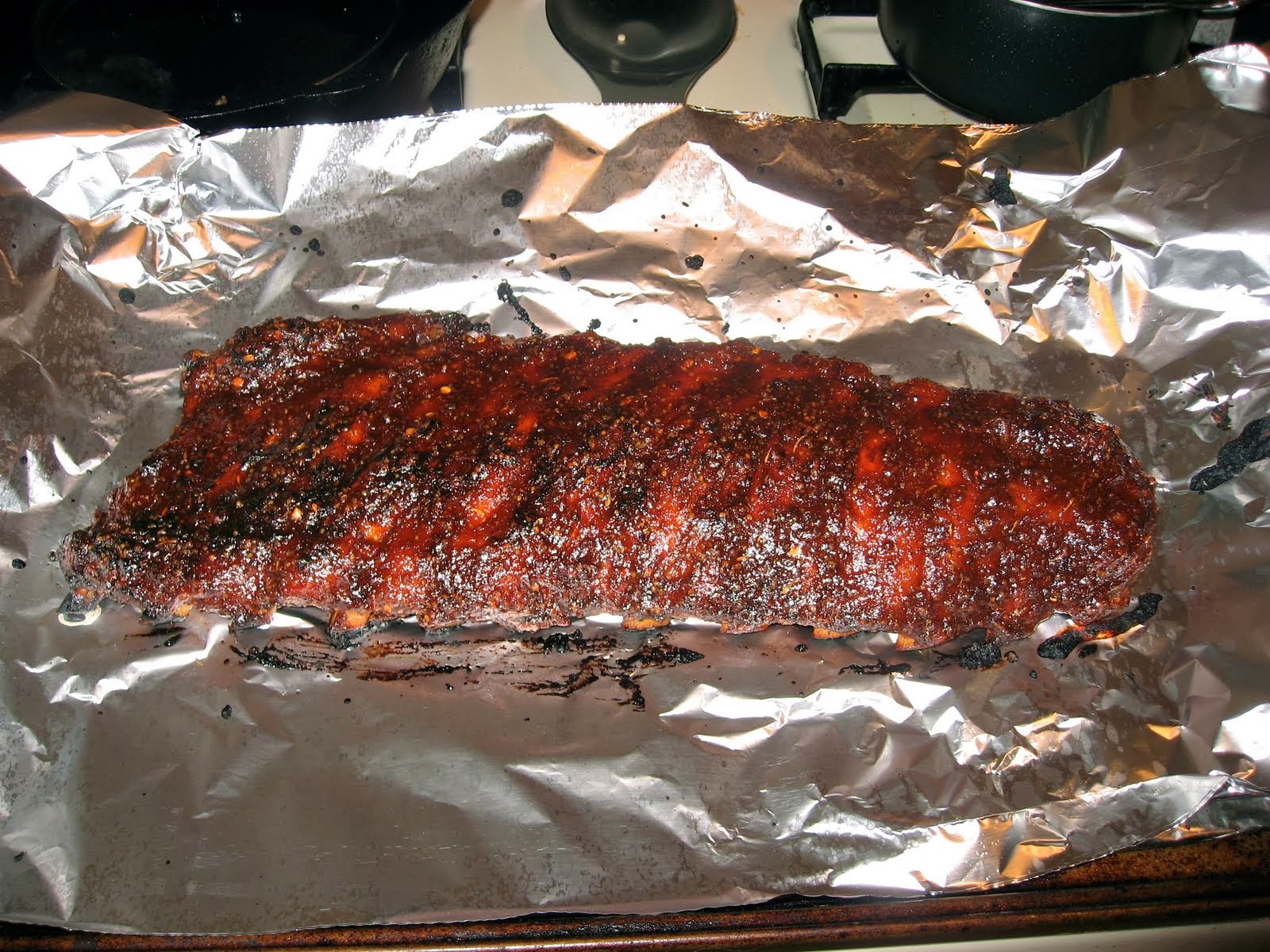 Downs' Kitchen Delicious Ribs in the Ovens!