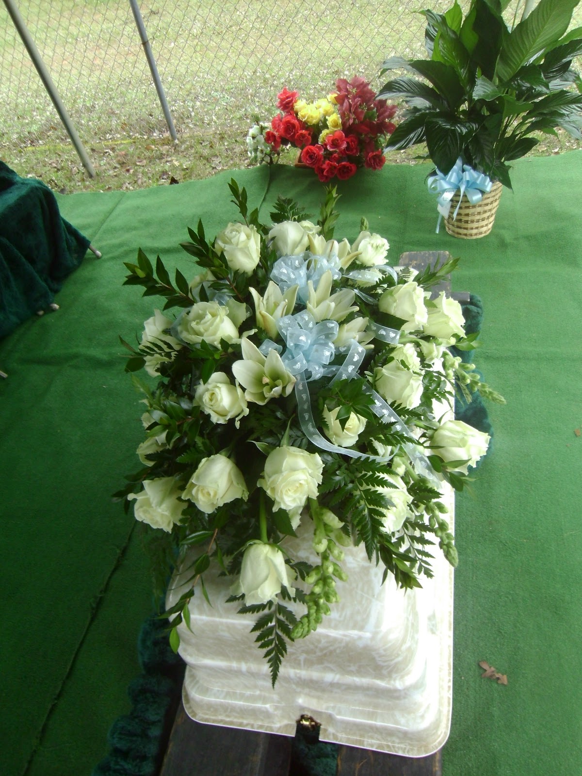 Stillborn Still Loved Flowers for his funeral