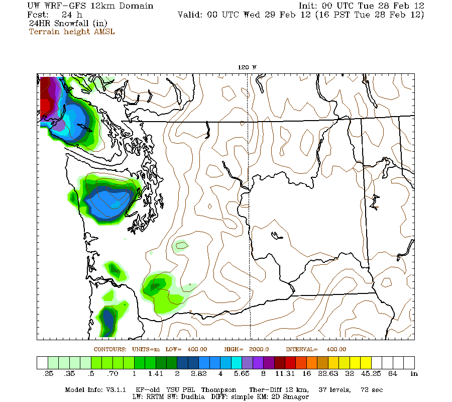how cold does it get in seattle