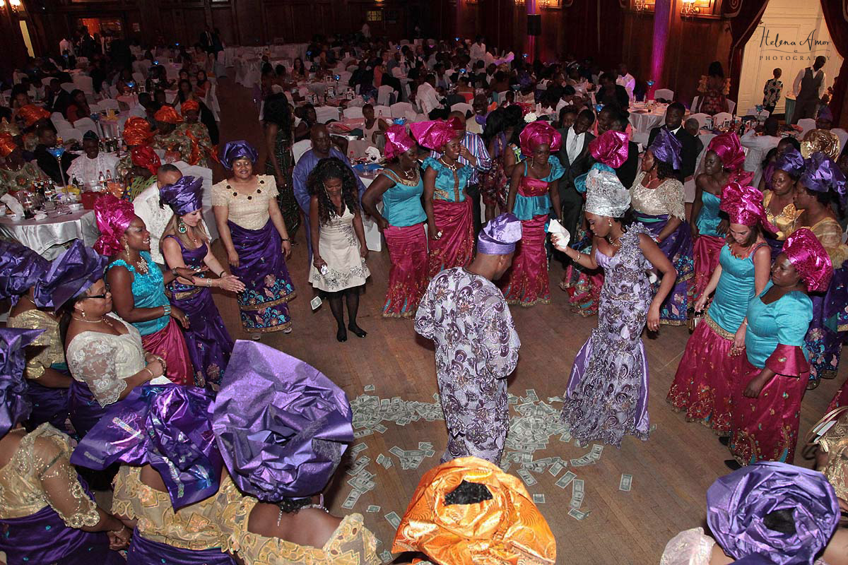 African Archives Creative London Wedding Photographer Helena Amor Money Dance At Porchester Hall Wedding