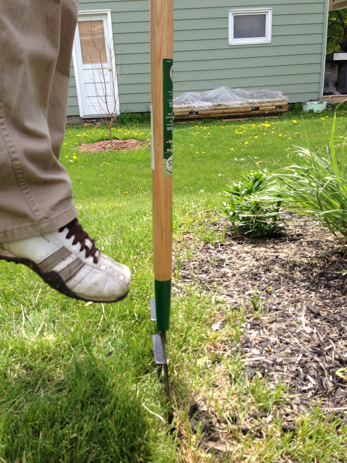Eclectified Living: How to Edge a Garden Bed