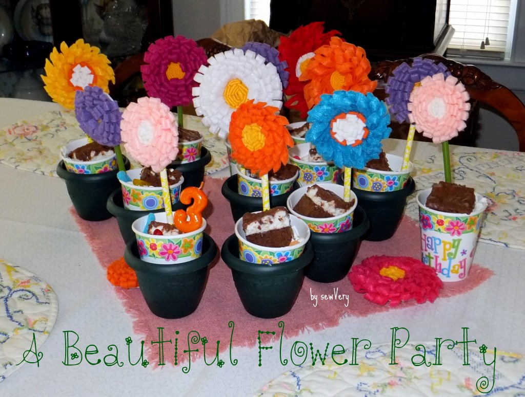 sewVery A Beautiful Flower Party for Ella