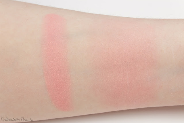 Hourglass Diffused Heat swatches in studio lighting Hourglass Diffused Heat Ambient Lighting Blush swatches spring 2014 in studio lighting