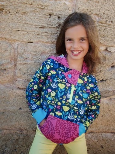 Explorer hoodie, MAKE (BELIEVE) collection, sewn by fil a l'agulla