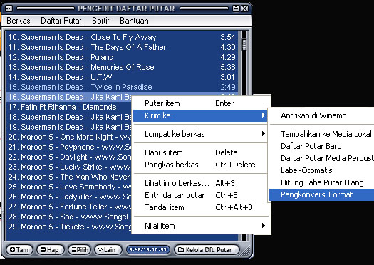Cara Memperkecil Ukuran Lagu Dengan Winamp Pro Cara Memperkecil Ukuran Lagu Dengan Winamp Pro