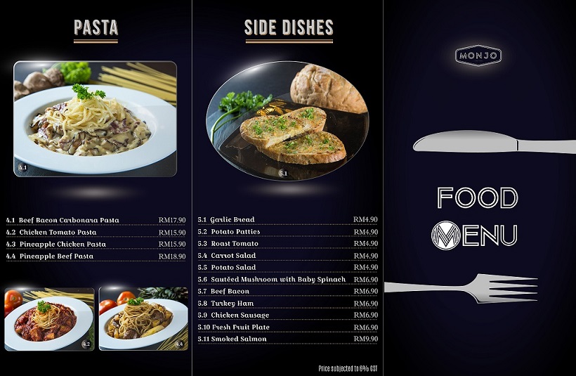 my go to place 1 shaftsbury square cyberjaya empire as you can see even the menu looked so exclusive and minimalist it reflects the cafe